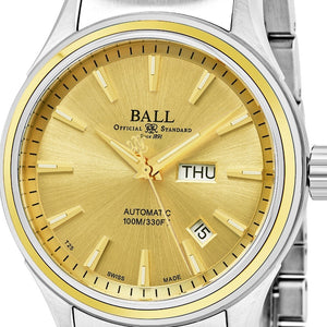 Ball Men's Fireman Gold Dial Swiss Automatic Watch