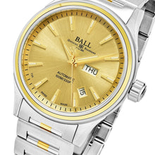 Load image into Gallery viewer, Ball Men&#39;s Fireman Gold Dial Swiss Automatic Watch