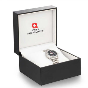 Swiss-Mountaineer Women's Gletscherhorn Black Dial Quartz Watch
