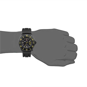 Swiss-Mountaineer Men's Jakobshorn Yellow Date Quartz Watch