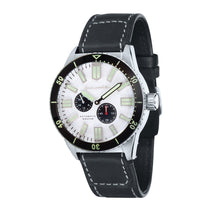 Load image into Gallery viewer, Spinnaker Hass Automatic Silver White Dial Leather Strap Men&#39;s Watch