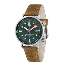 Load image into Gallery viewer, Spinnaker Tavolara Automatic Green Dial Leather Strap and Nato Strap Men&#39;s Watch