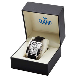 Claro Men's Ascender Silver Quartz Chronograph Watch