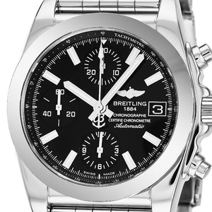 Breitling Men's Chronomat 38 Black Dial Chronograph Swiss Automatic Watch